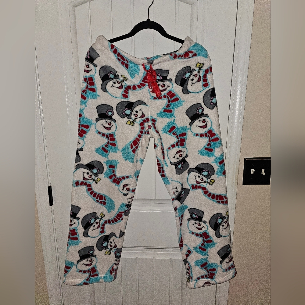 Snowman Print Woman's Pajama Pants
